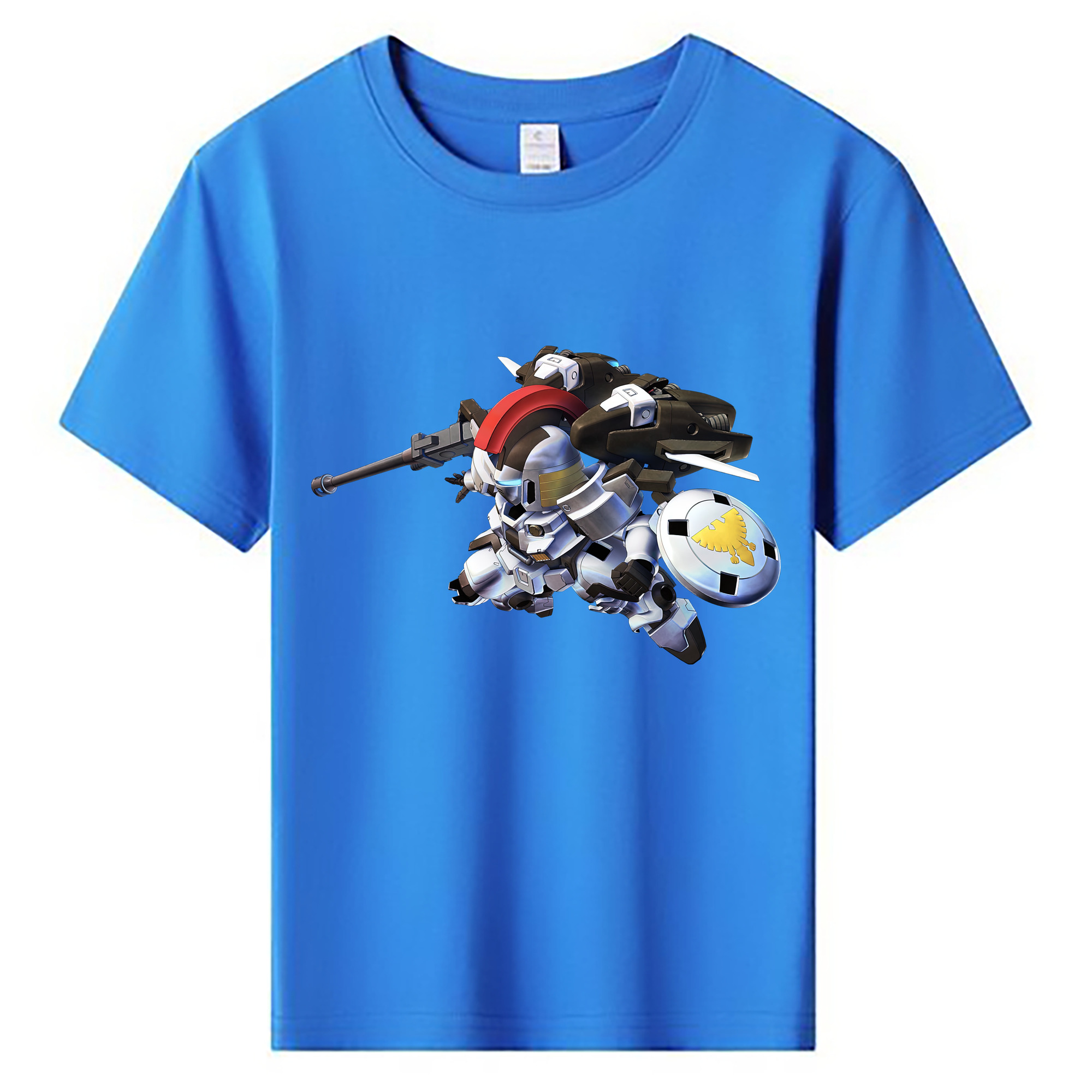 （画像用） 機動戦士ガンダム Mobile Suit Gundam 綿100％キッズTシャツ（フロントプリント）
